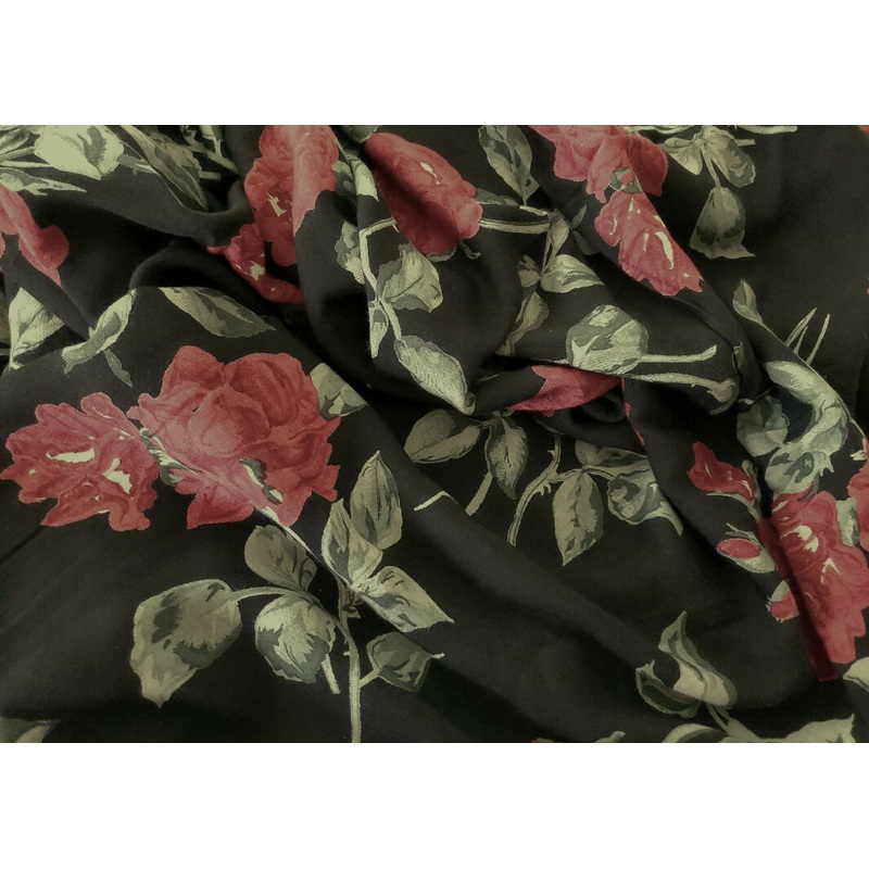 Rayon Floral Fabric