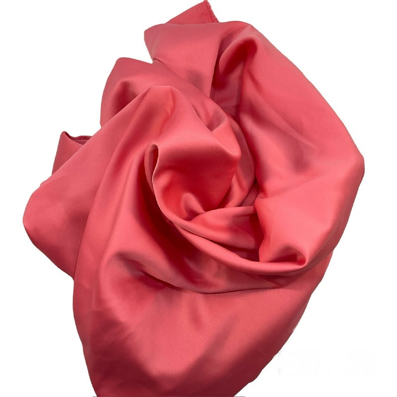 Salmon Peach Skin Fabric - 1 1/2 yds