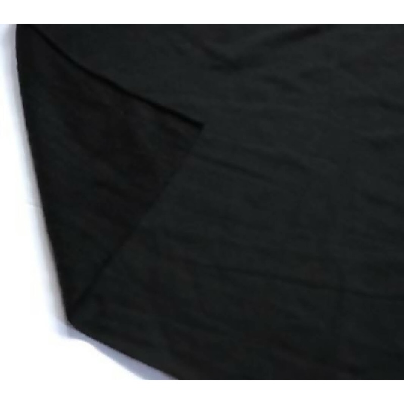 3 Yards 62in Wide Girl Charlee Black Stretch Jersey Sweatshirt Fleece Fabric
