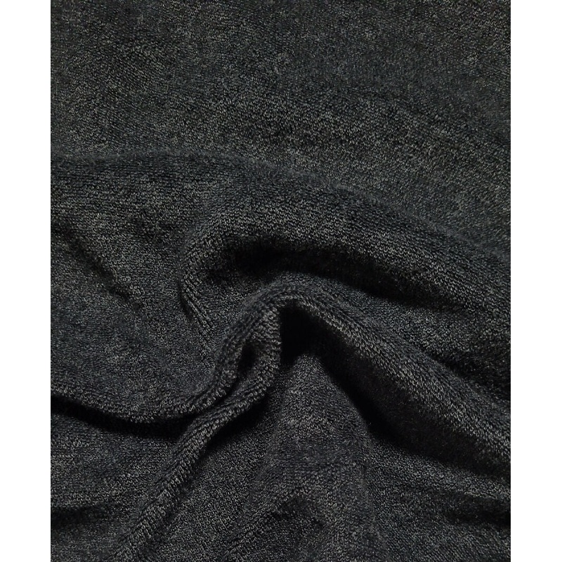 Charcoal Gray Loop Terry Knit approximately 1 1/2 yards