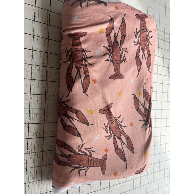 Crawfish print knit