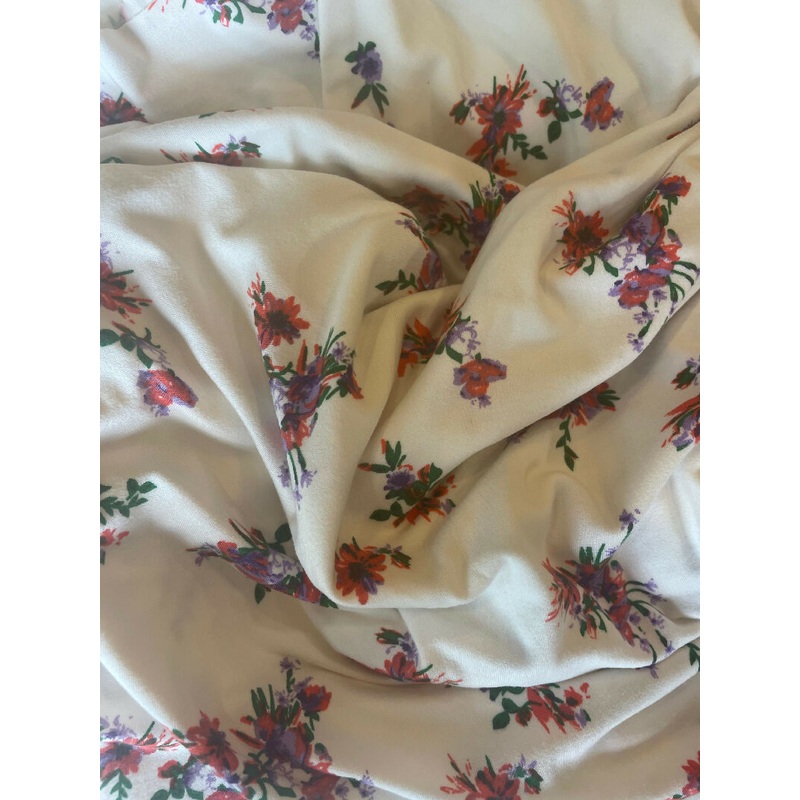 Floral Double Brushed Knit