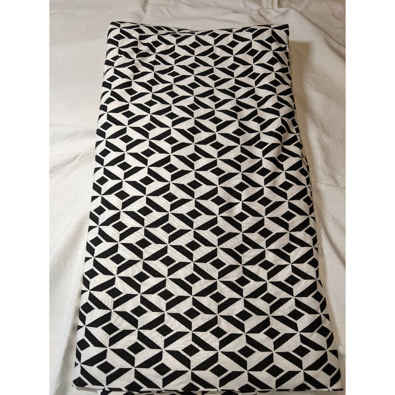 Lady McElroy Geo Monochrome Viscose Jersey - 3.25 yards