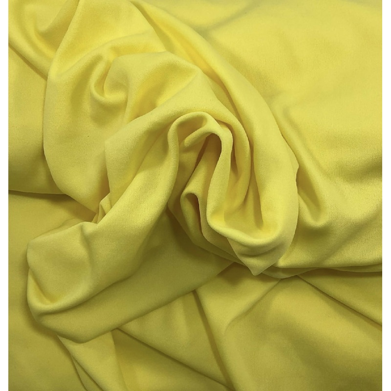 Lemon Yellow Knit  4 7/8 yds