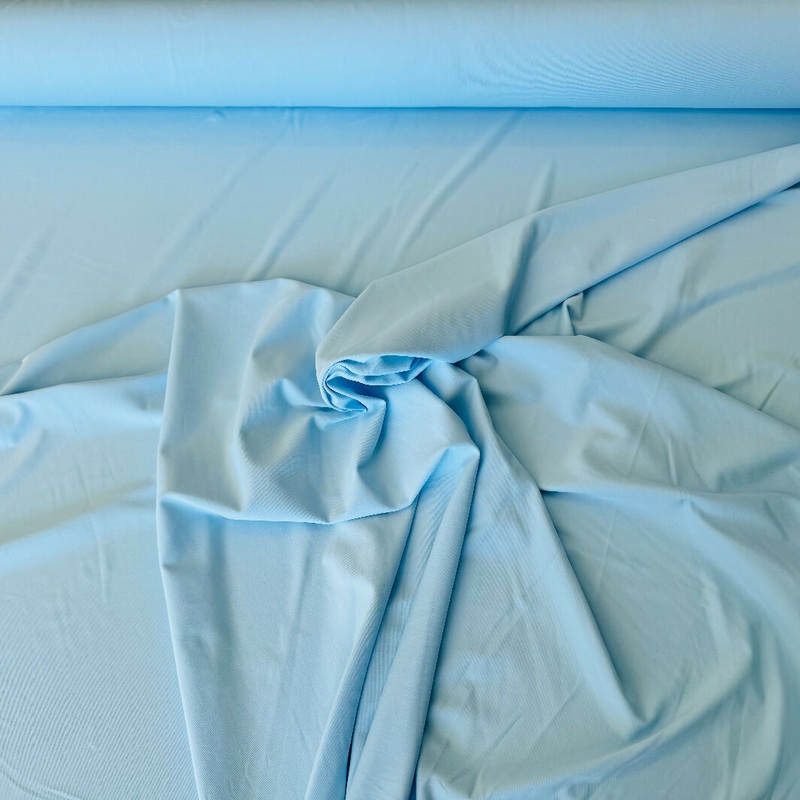 Light Blue Synthetic Knit - Yardage