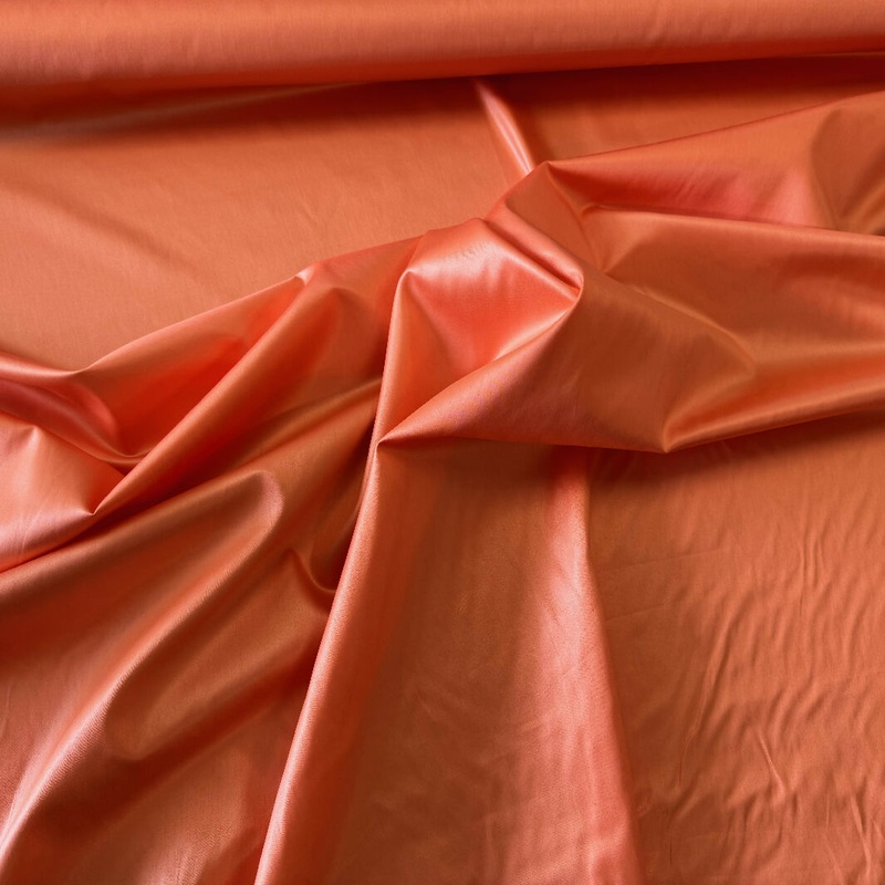 Salmon Polished Cotton Woven - Yardage