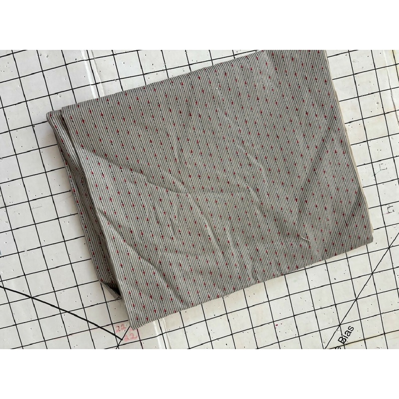 Vintage striped ticking shirting fabric by Country Threads