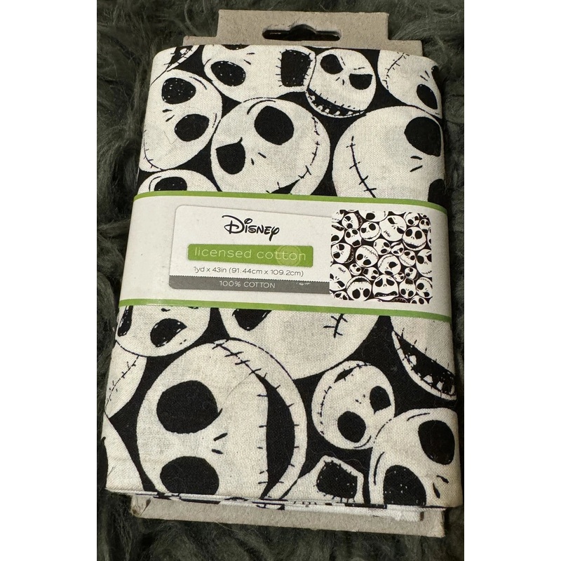 Jack Skellington Faces Cotton Fabric  1 Yard Precut  $9.99